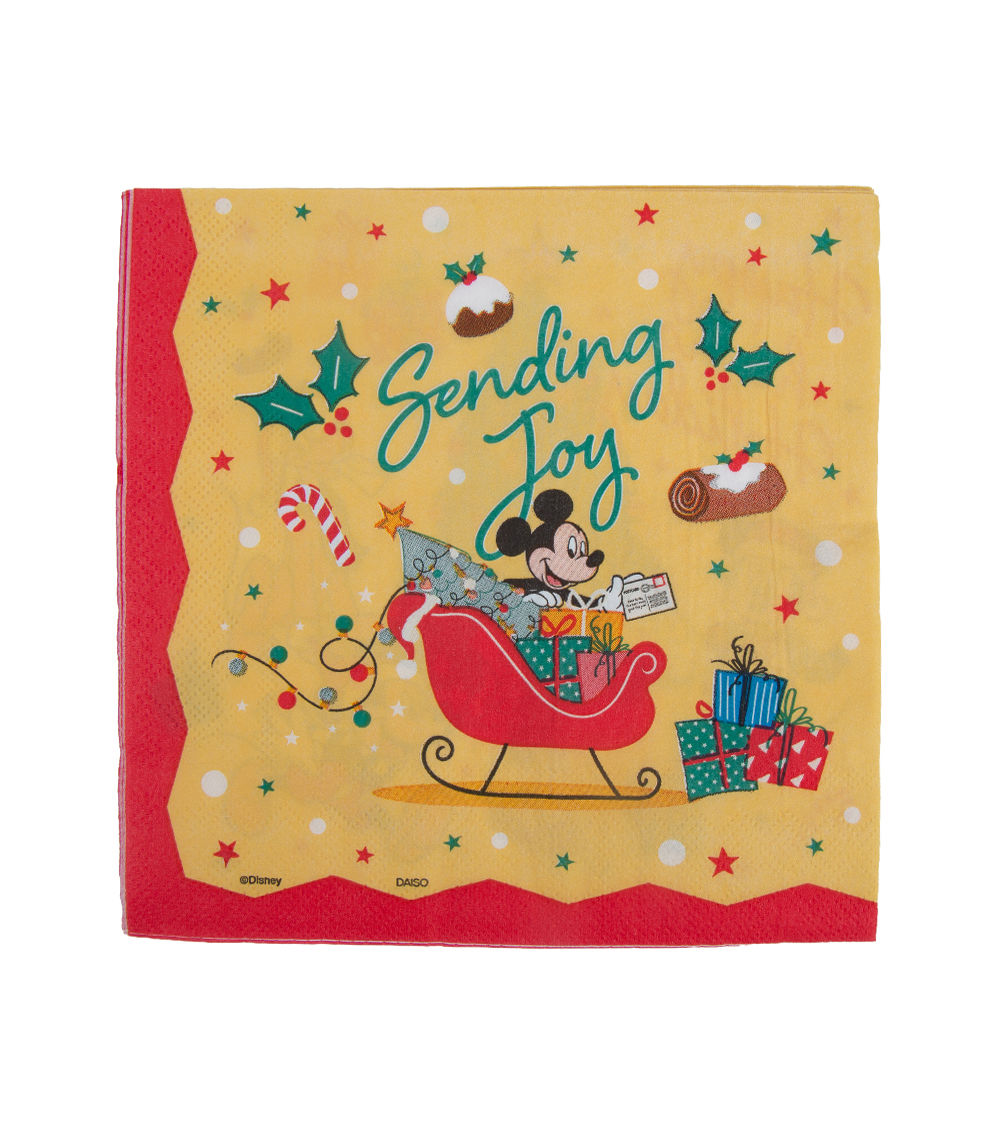 Table Paper – Christmas CF – Mickey and Friends, (10 Sheets)