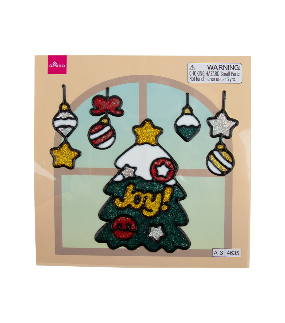 Christmas Character Window Sticker – Assorted (1 pc)