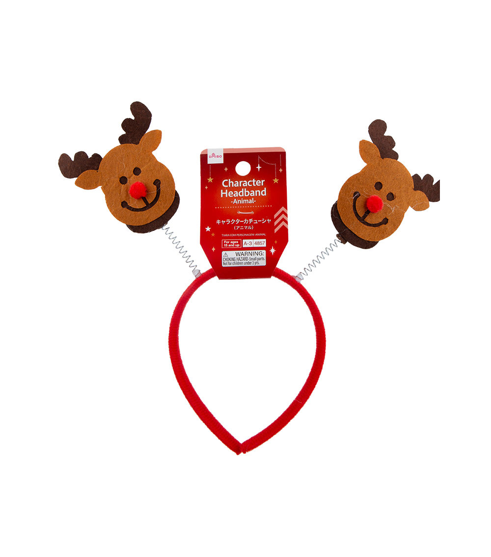 Christmas Animal Character Headband – Assorted (1 pc)