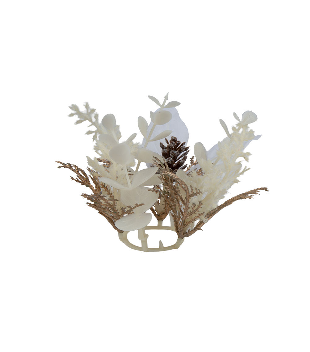 White Floral Arrangement Ring