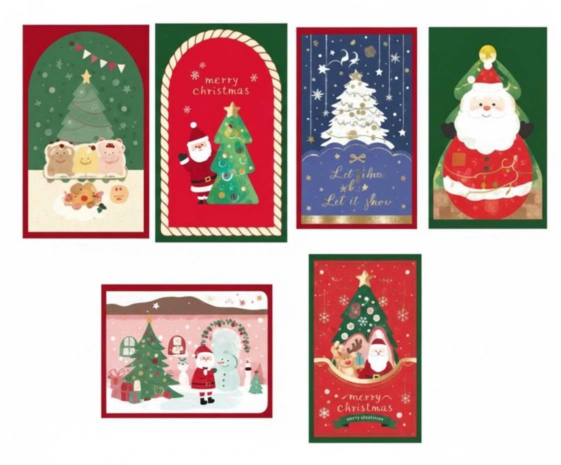 Mini Christmas Card Set – A