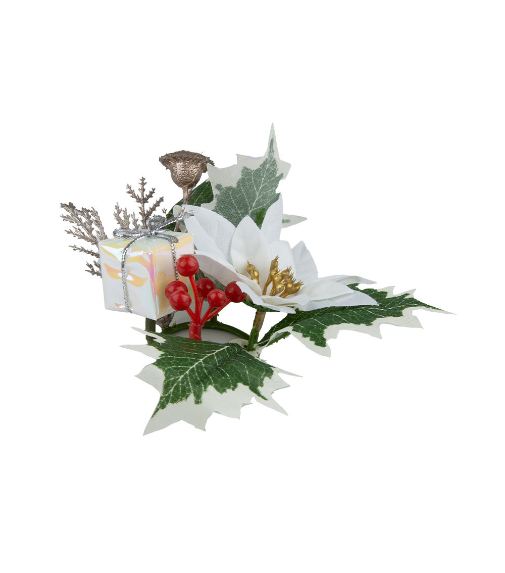 Poinsettia Table Ring – Assorted (1 pc)