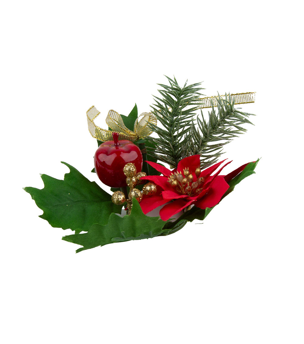 Poinsettia Table Ring – Assorted (1 pc)