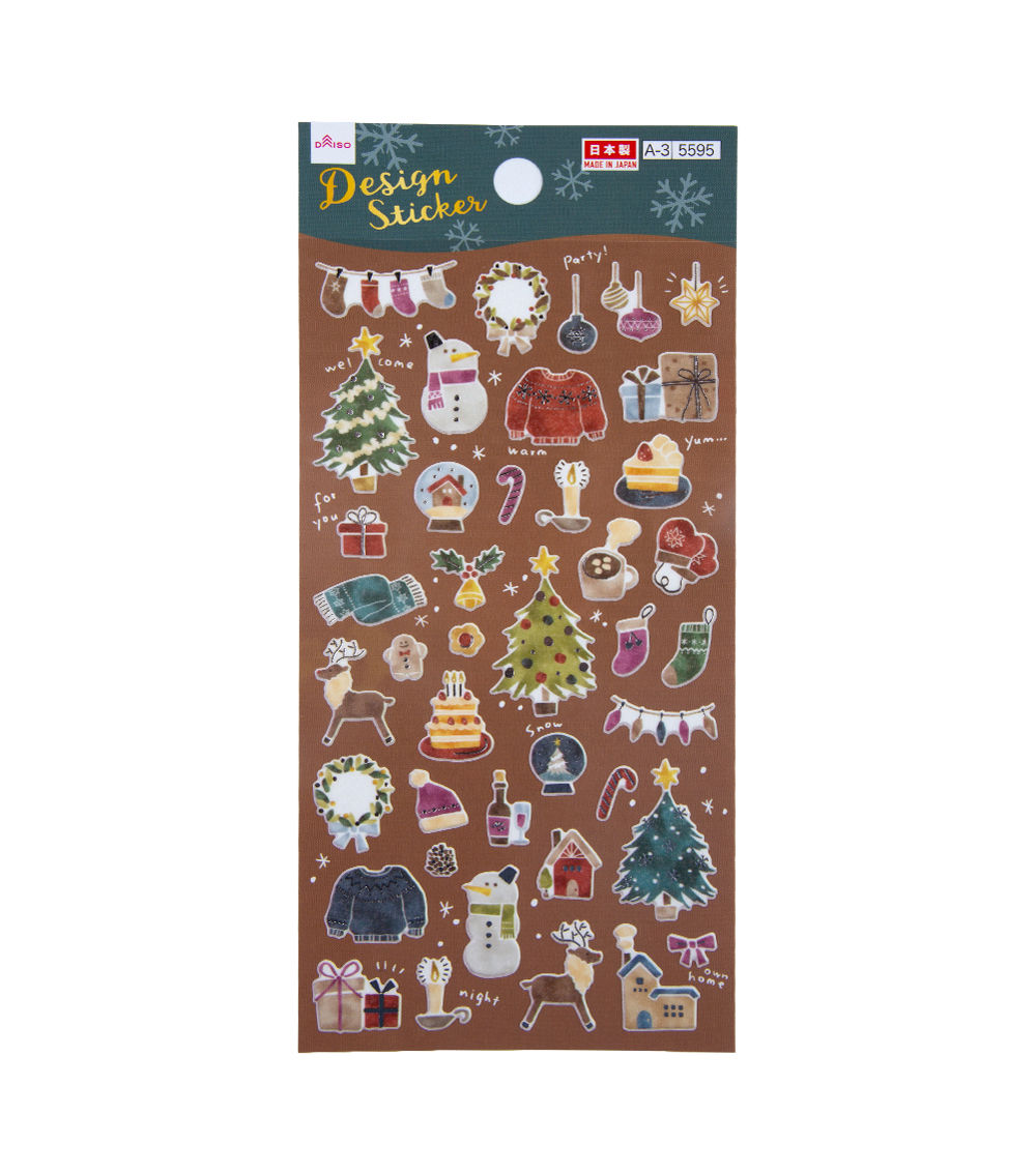 Christmas Motif Masking Stickers