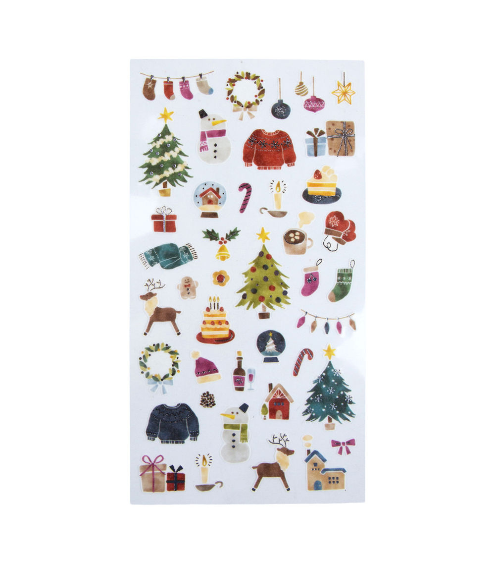 Christmas Motif Masking Stickers
