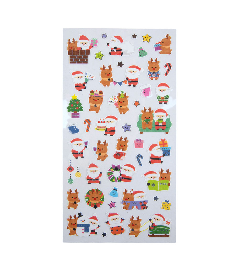 Christmas Santa & Reindeer Stickers