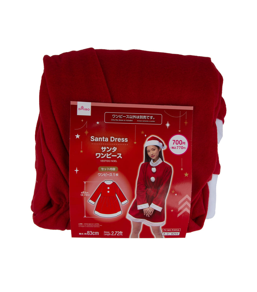 Santa Dress - Red & White
