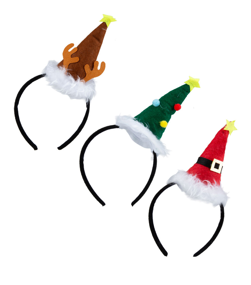 Christmas Cone Headband – Assorted (1 pc)
