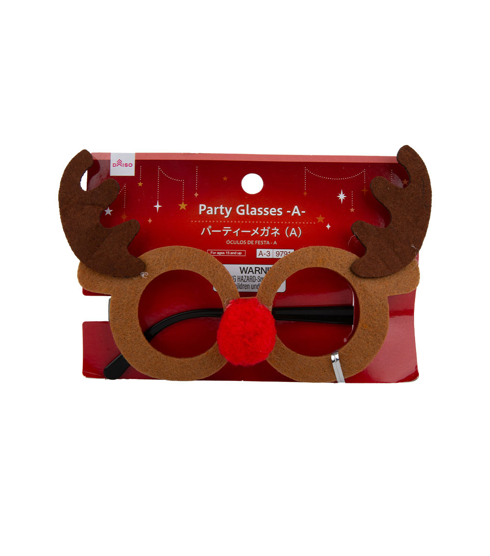 Christmas Party Glasses – A, Assorted (1 pc)