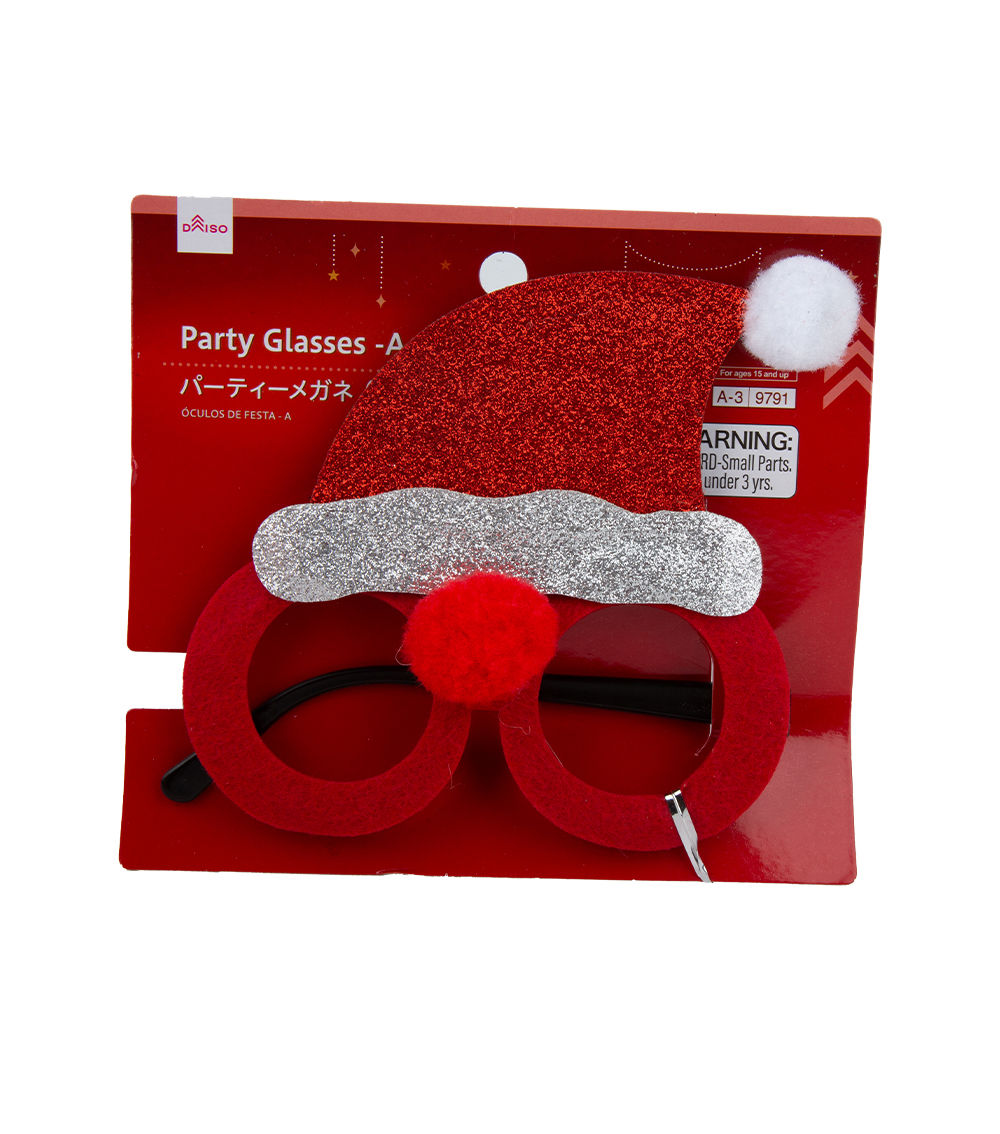 Christmas Party Glasses – A, Assorted (1 pc)