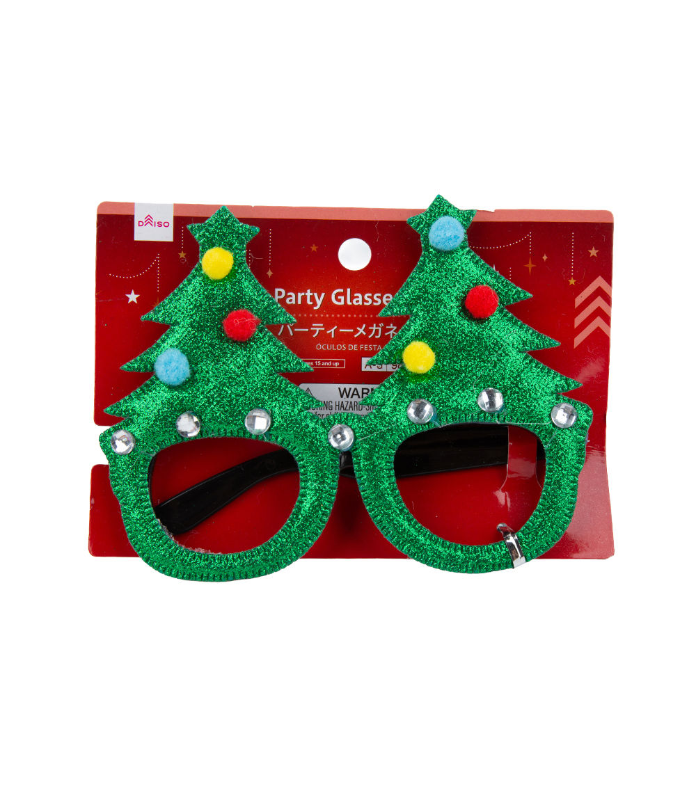 Christmas Party Glasses – B, Assorted (1 pc)