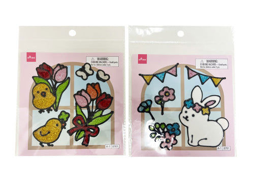 Window Sticker – Flower Design, Assorted (1 pc)