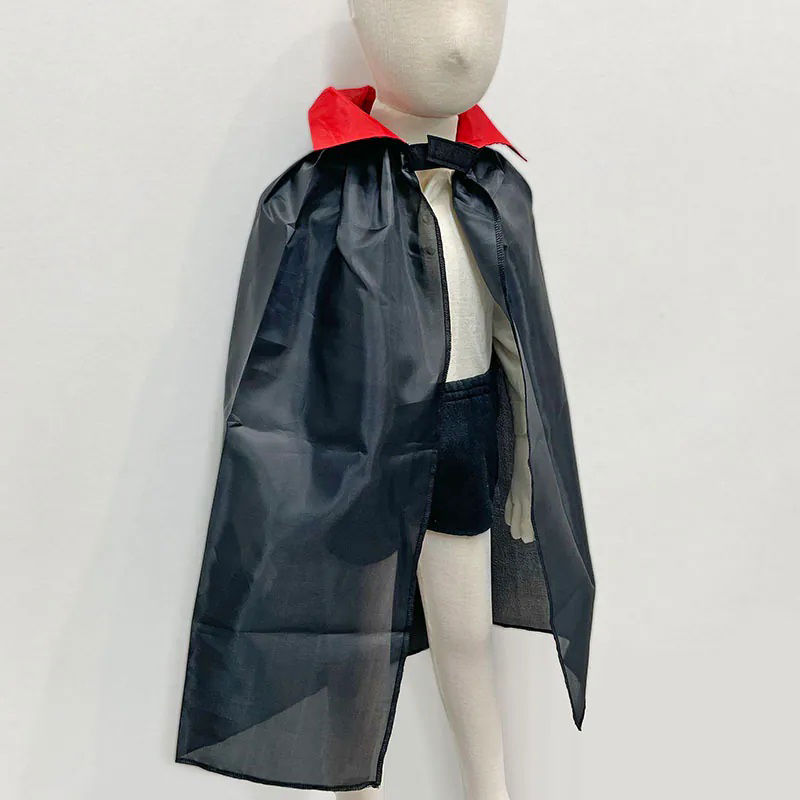 Kids' Halloween Vampire Cape - Black