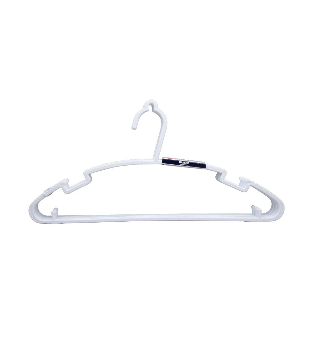 Hangers, White (6 pcs) - 38cm