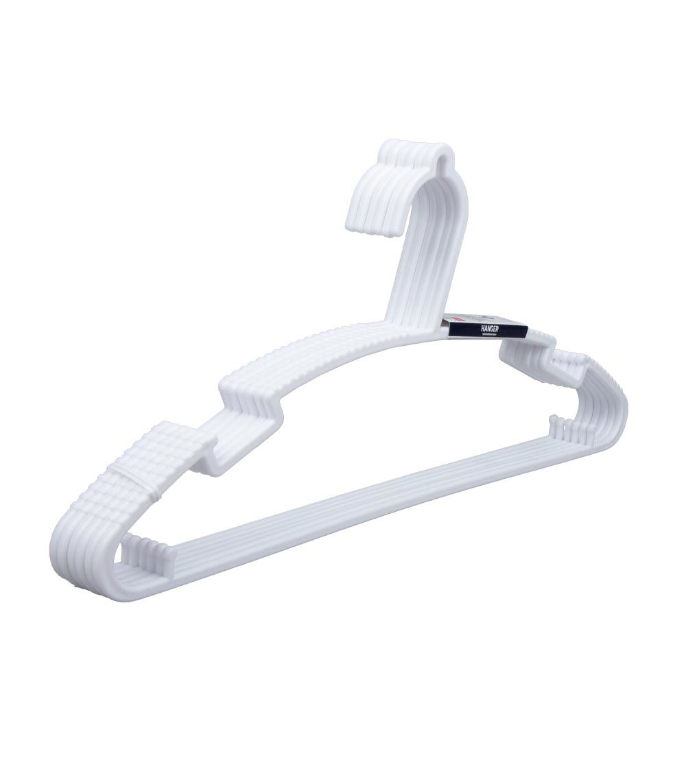 Hangers, White (6 pcs) - 38cm