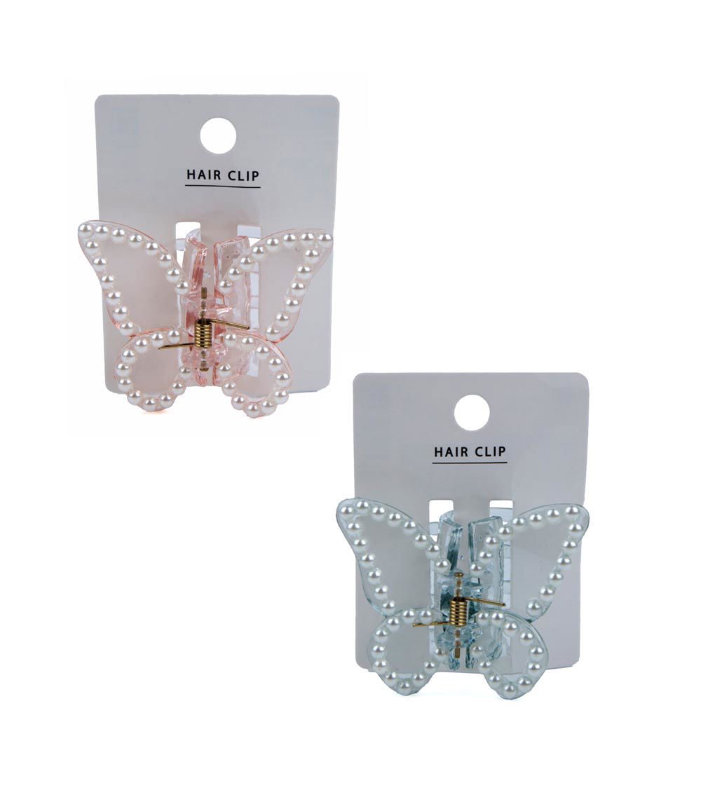Pastel Clear Butterfly Claw Clip, Assorted (1 pc)
