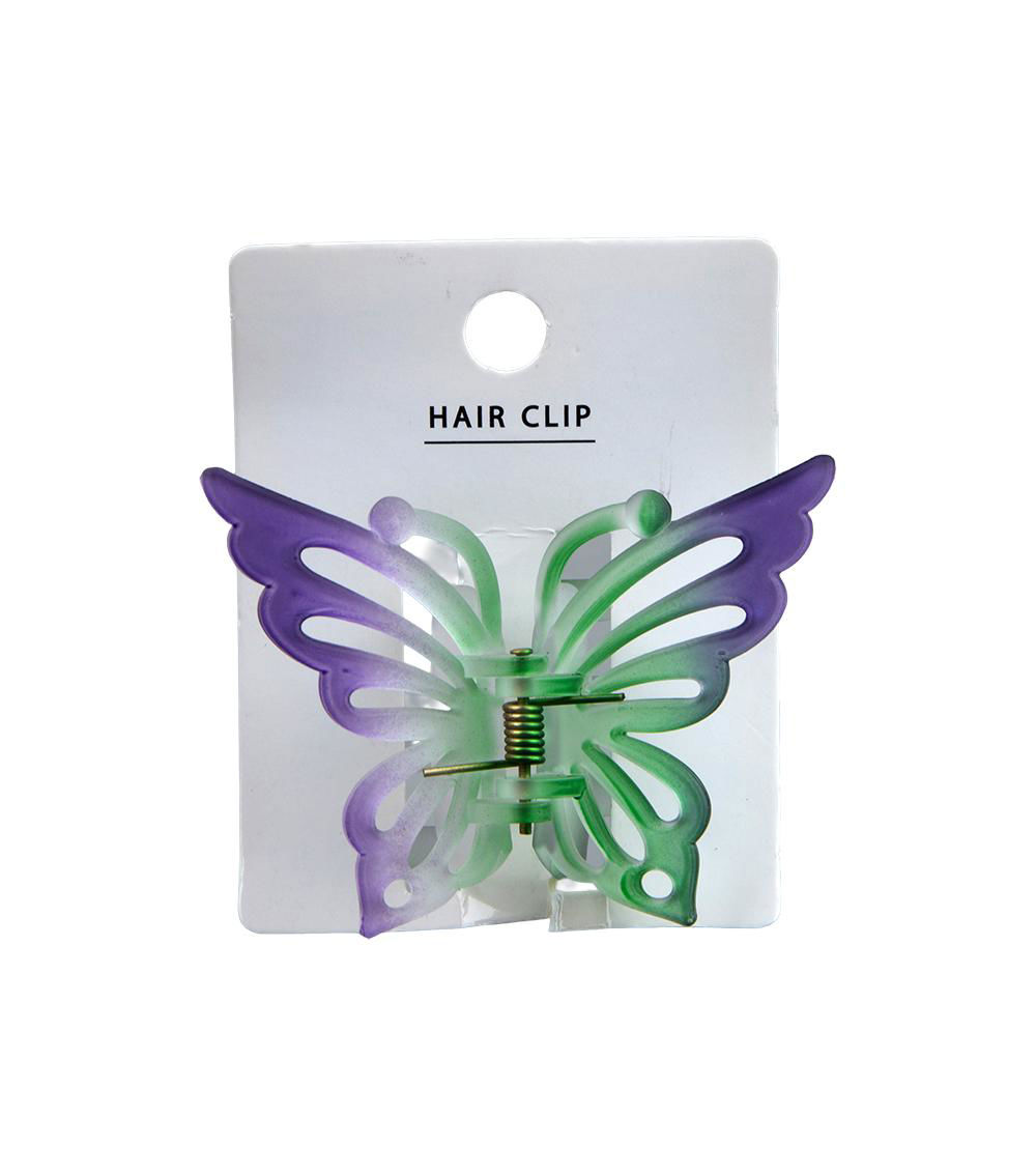 Matte Gradation Butterfly Claw Clip, Assorted  (1 pc)