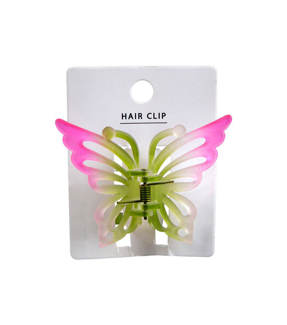 Matte Gradation Butterfly Claw Clip, Assorted  (1 pc)