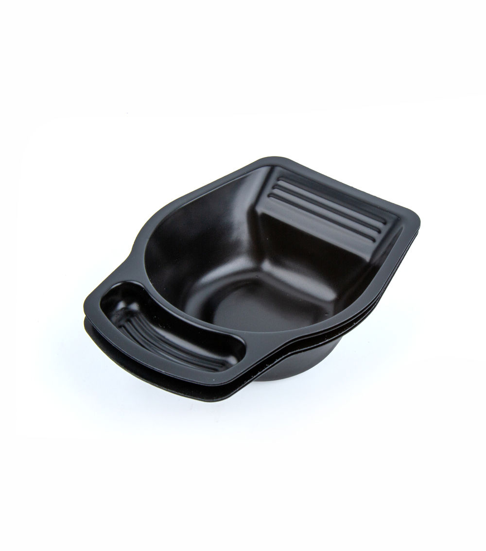 Simple Hair Coloring Tray – Black (4 Pieces)