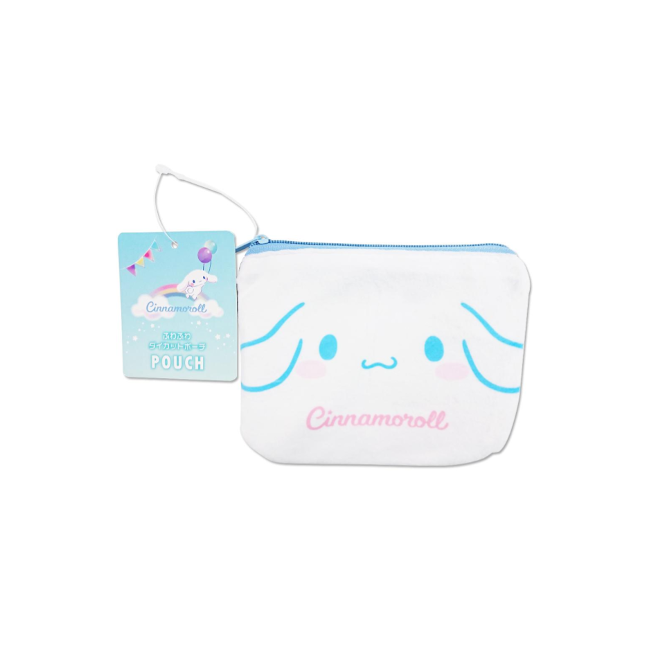 しなもんෆページ Sanrio Cinnamoroll Zipper Bag Pouch, White