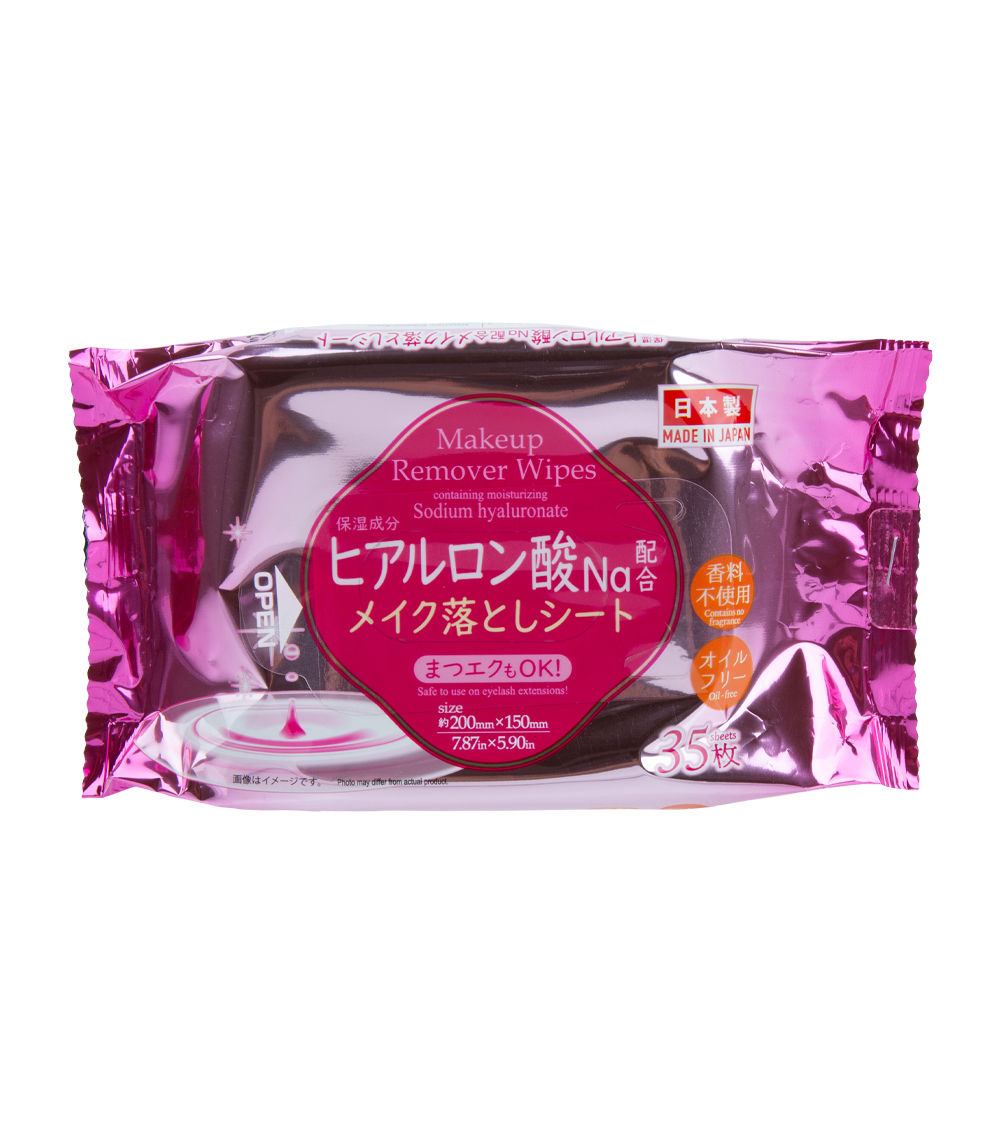 Makeup Remover Wipes – Hyaluronic Acid (35 Sheets)