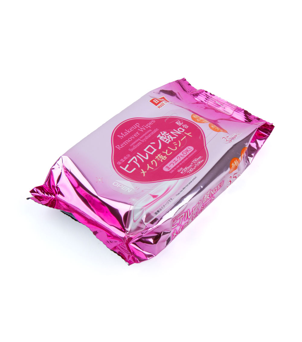 Makeup Remover Wipes – Hyaluronic Acid (35 Sheets)