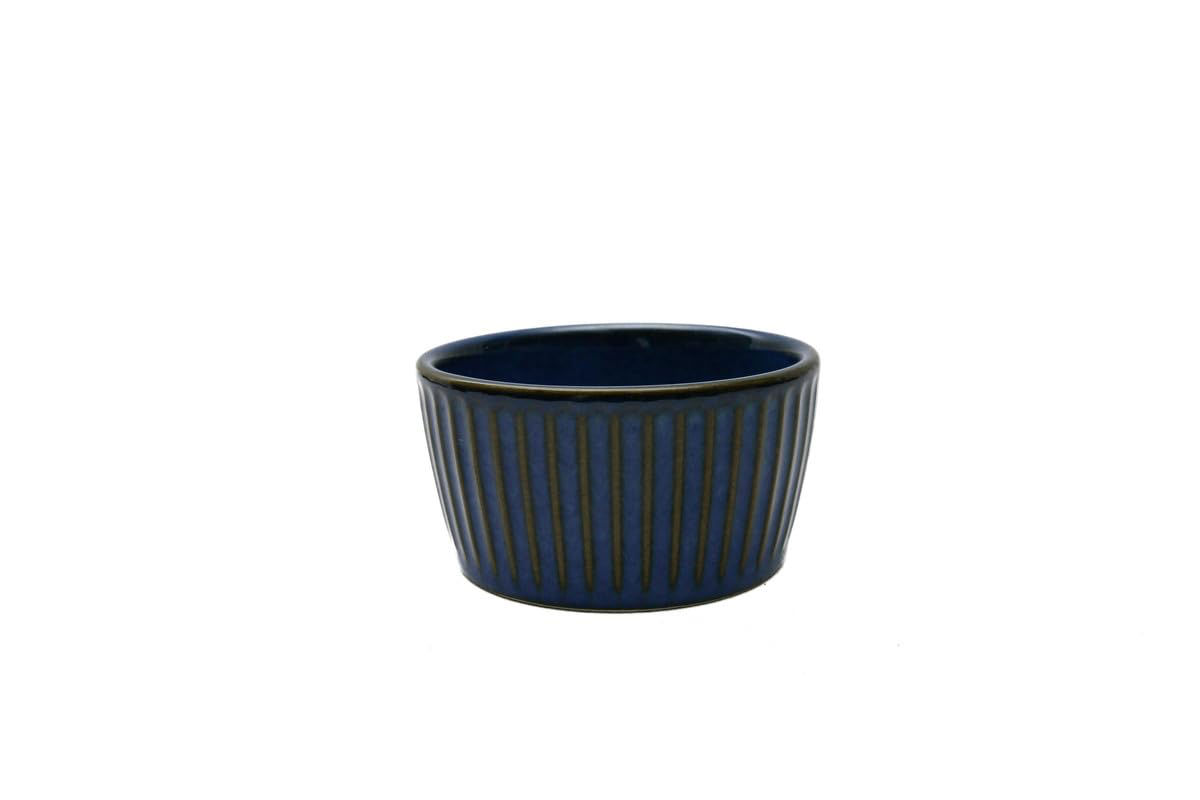 Stripe Embossed Cocotte – Navy