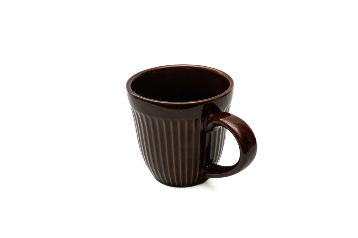 Stripe Embossed Cocotte – Brown