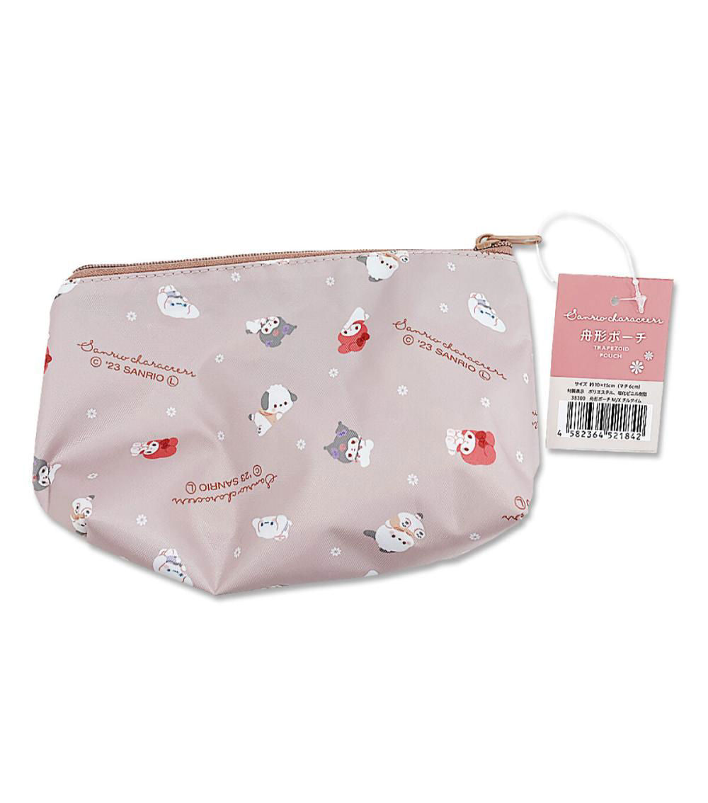 Sanrio Trapezoid Zipper Pouch – Pink