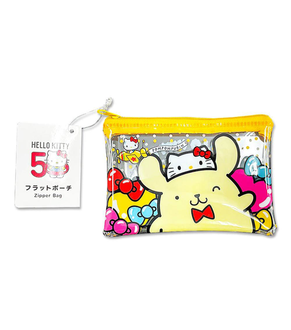 Pompompurin 50th Anniversary Flat Pouch – Yellow