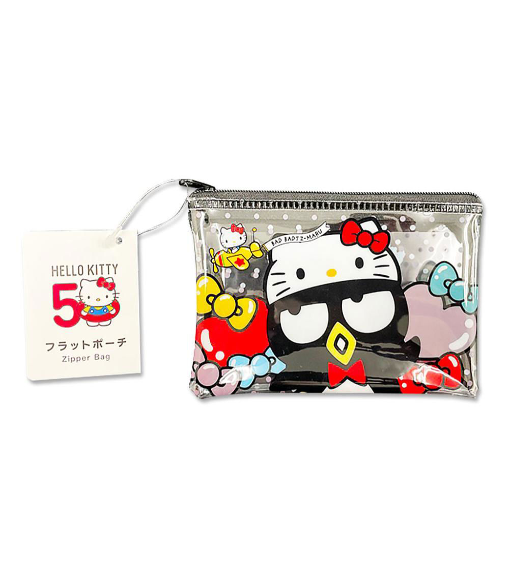 Bad Badtz-Maru 50th Anniversary Flat Pouch – Gray