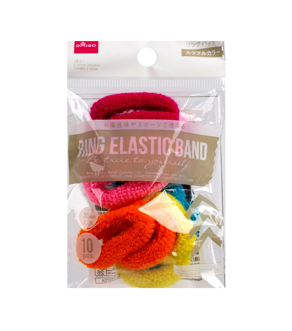 Colorful Ring Elastic Bands – 10-Piece Set​