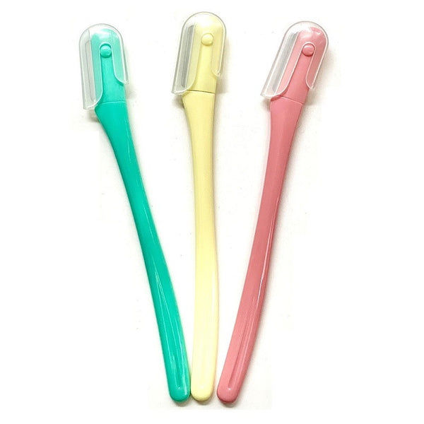 L-Shaped Razor for Eyebrows & Face – Pack of 3