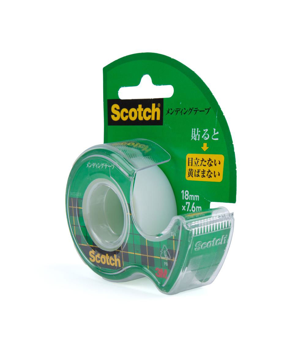 Scotch Mending Tape, Clear & Green