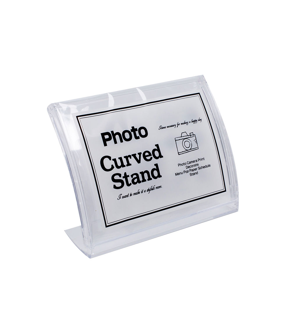Photo curve stand (curved type)