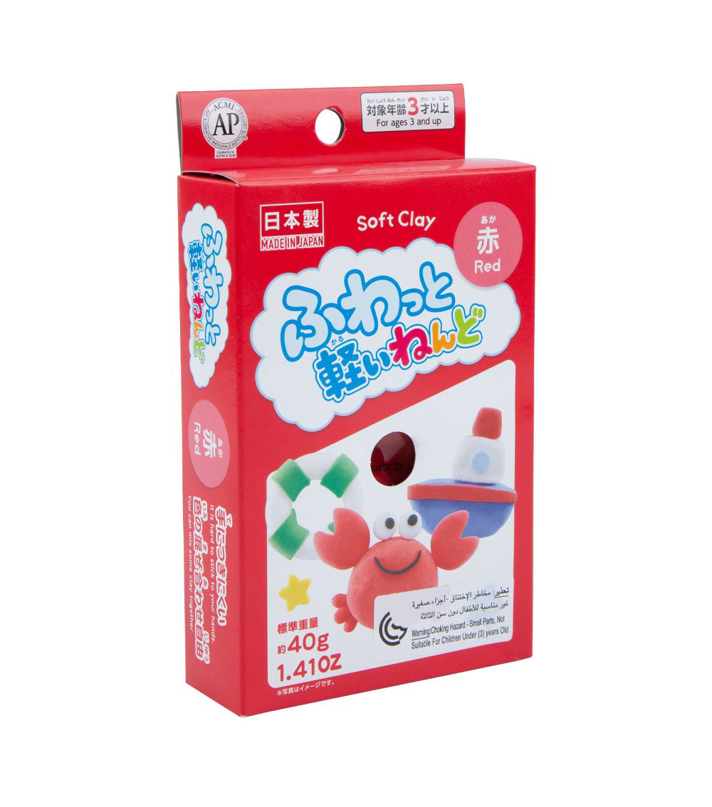 Soft Clay, Red (1 pc)