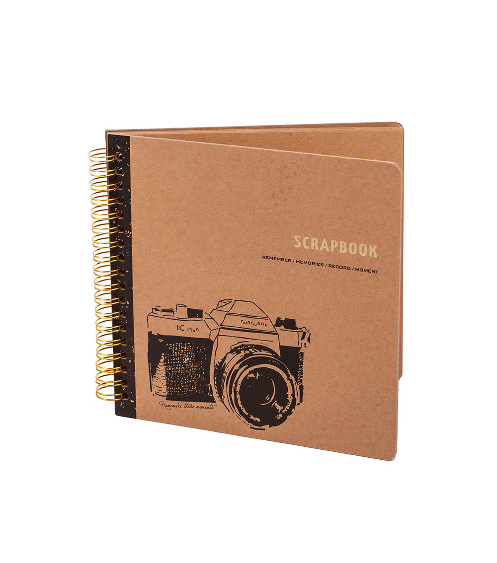 Scrapbook Album – Kraft Paper Cover with 12 Pages