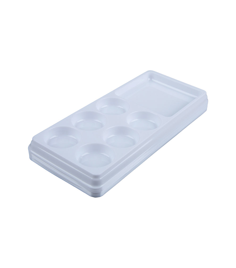 Small Disposable Palette – White (10 Pieces)