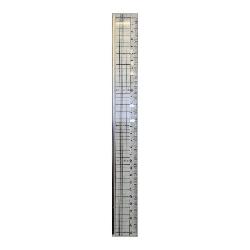 Transparent Ruler, Assorted (1 pc) - 30cm