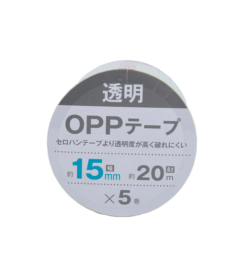 OPP Tape, Clear (5 pcs) - 1.5 mmx2000cm