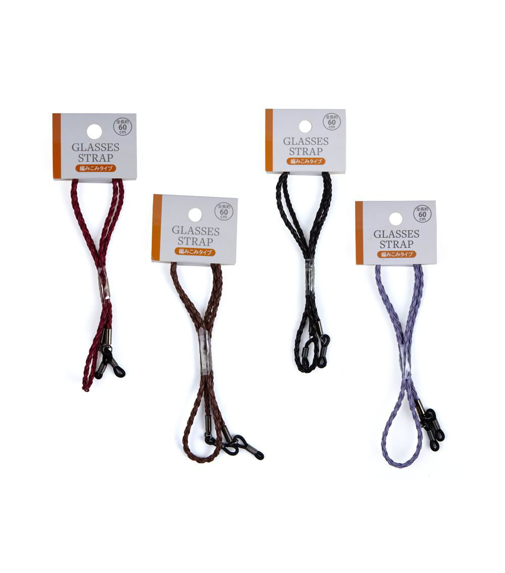 LEATHER STYLE GLASSES STRAP PLAITS 66CM MST-94-2