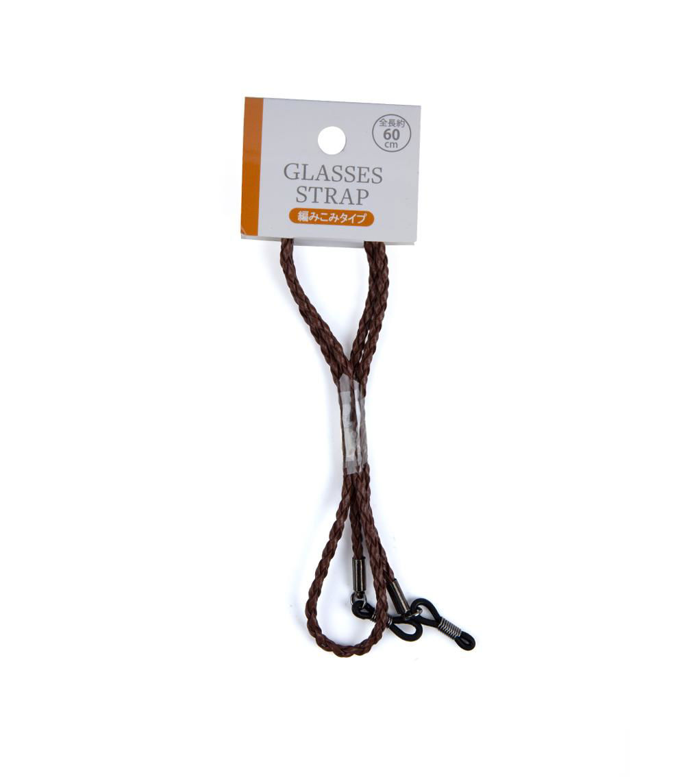 LEATHER STYLE GLASSES STRAP PLAITS 66CM MST-94-2