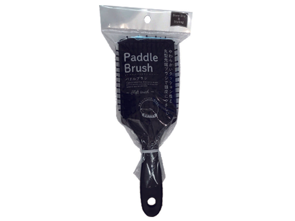 Flat Paddle Brush – Black