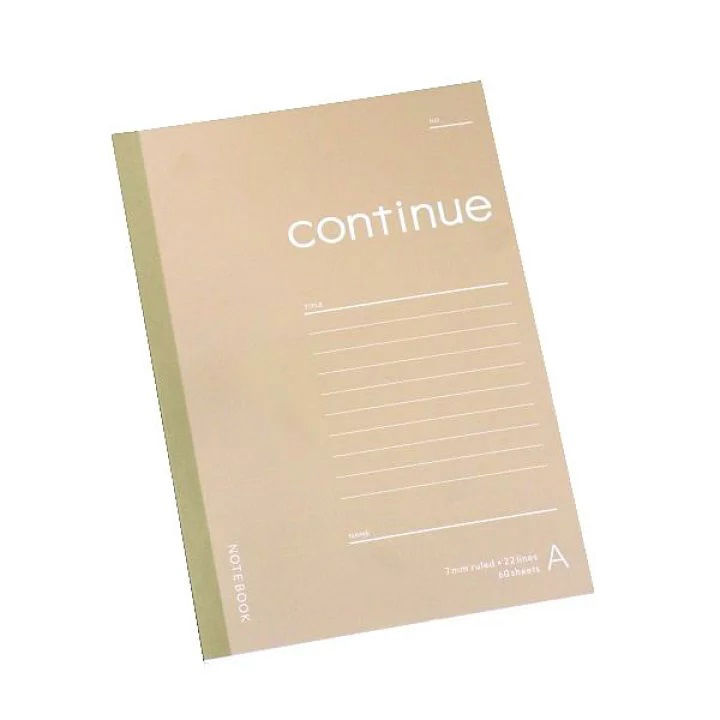 A4 Lined Notebook – 32 Pages, Smoky Theme -  Assorted (1 Pc)