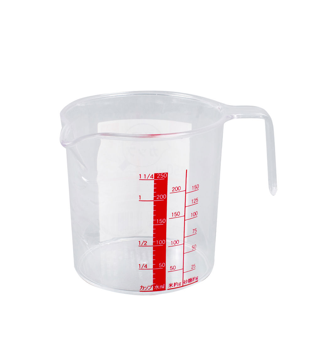 250mL Measuring Cup – Clear Plastic