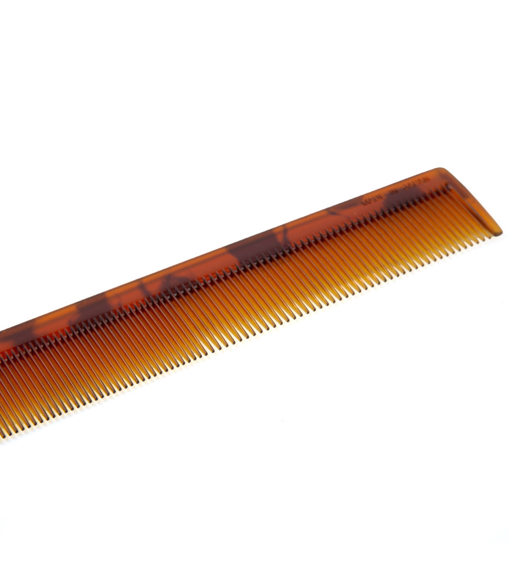 Tortoise Shell Color Bar Bar Comb - Brown