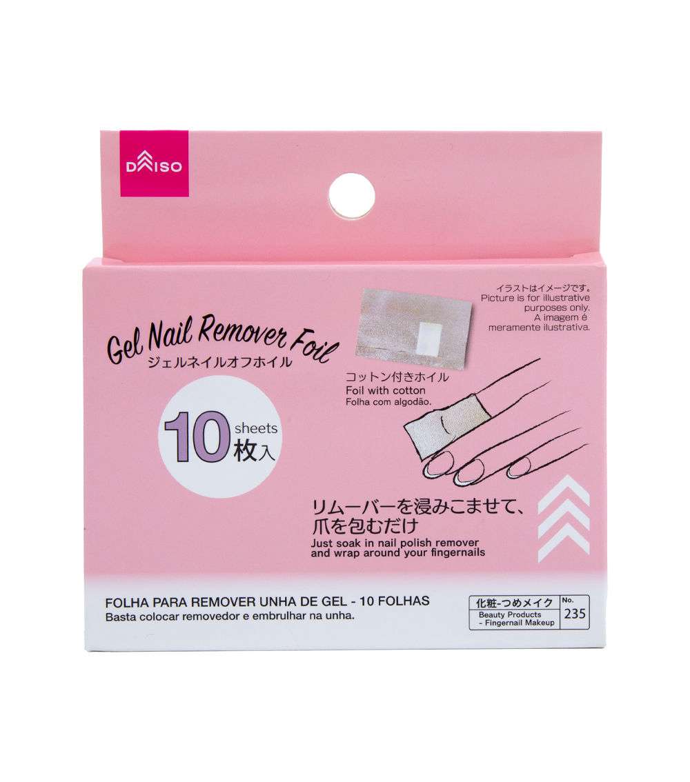 Gel Nail Removal Foil – Sliver (10 Sheets)
