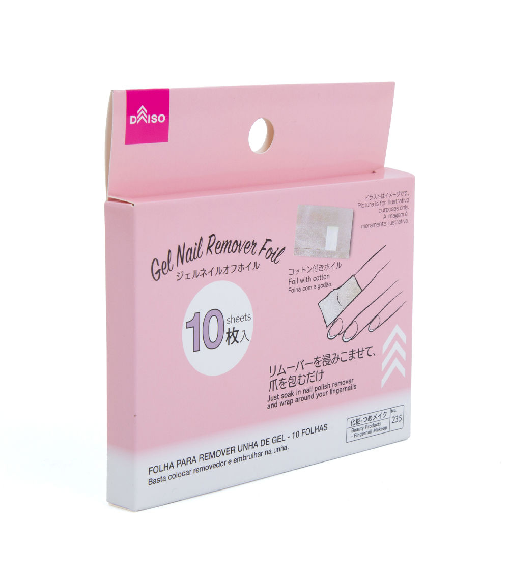 Gel Nail Removal Foil – Sliver (10 Sheets)