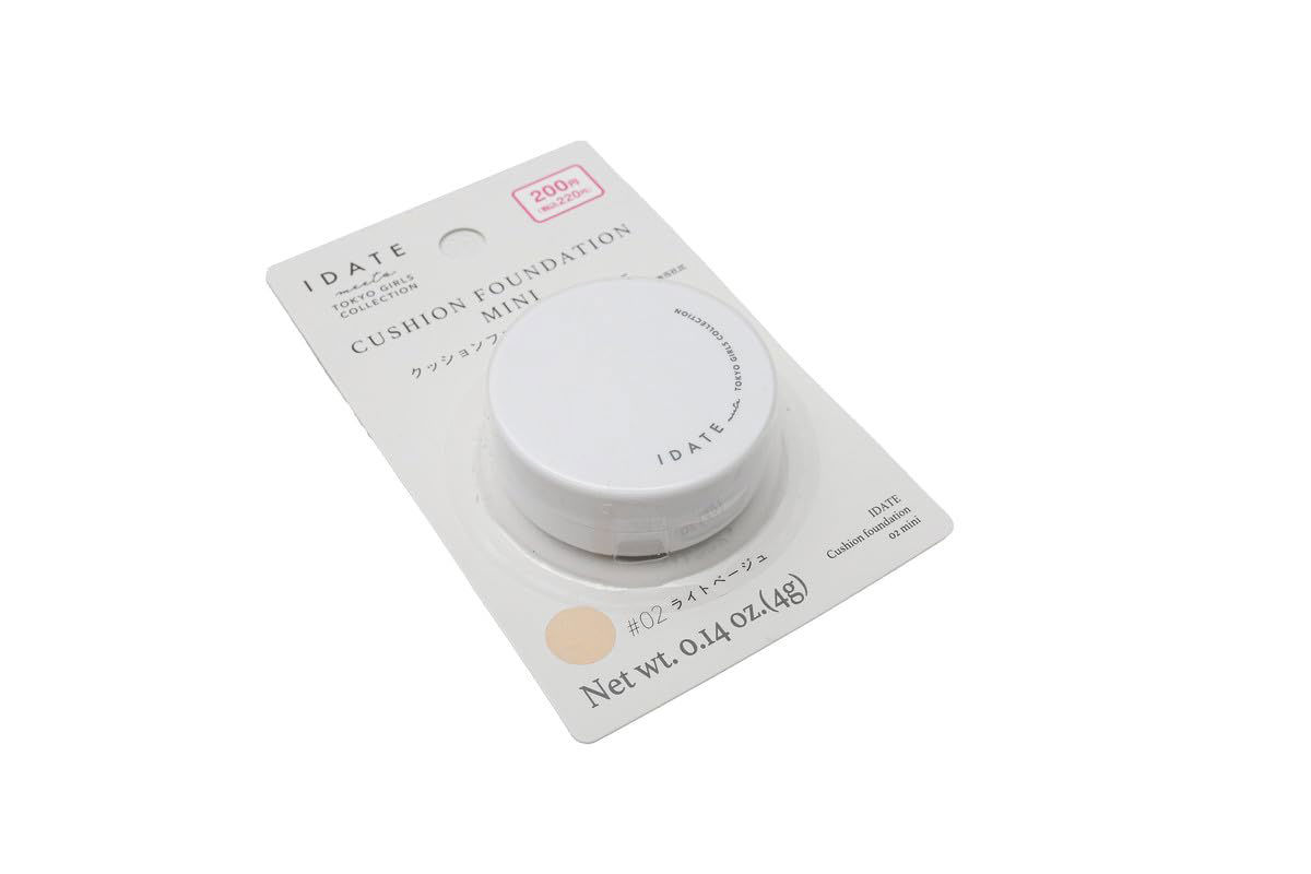 IDATE Cushion Foundation Mini – 02 Light Beige – 4g