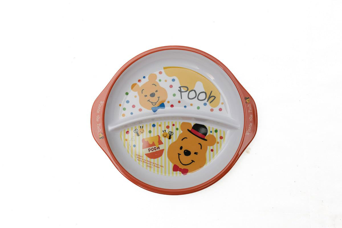 Melamine Plate with Compartments – Winnie the Pooh Design